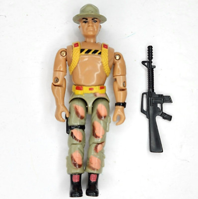 1980s Lanard The Corps! 3.75'' Whipsaw w/ Rifle Gun Action Figure