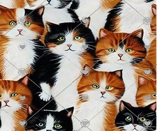 CALICO CATS CAT LOVER COMPUTER MOUSE PAD 9 x 7