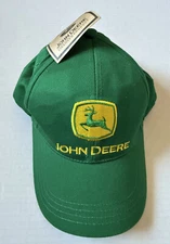 JOHN DEERE - Cary Francis Group Green Trucker Snapback Hat Cap - One Size