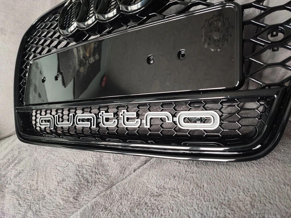 For Audi A5 S5 B8.5 Front Grill (Black Edition Quattro) - Image 3 of 4