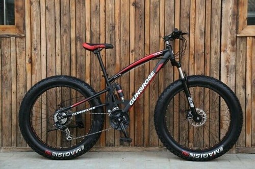 Fat Bicycle MTB 26*4.0 Tires Disc Brake(21 speed) Bicycle 27 Spoke Wheels  Bike, | eBay