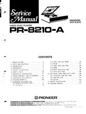 Service manual for Pioneer PR-8210 A