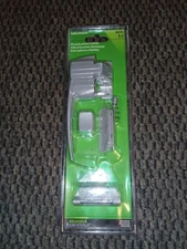 Gray Push Button Screen Storm Door Latch Handle Replacement Hardware Lock