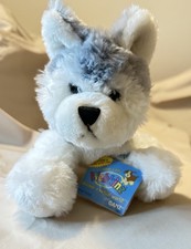 Webkinz Husky Plush Stuffed Animal GANZ Retired 2005 WKS1004 Sealed Code