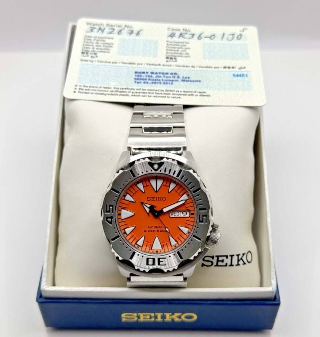 Monster Srp309 Seiko Monster 2019 Review MINT Seiko Orange Monster