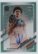 2021 Chrome OTE Overtime Elite Aqua & Red Refractor 35/99 Lewis Duarte Auto 0w8