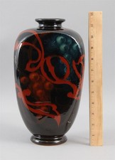 Antique Arts & Crafts WELLER Dickens Ware Art Pottery Grapes & Grapevine Vase