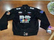 Vintage M&M’S NASCAR Racing JACKET NWT Youth Kid Size XL  NOS   Ken Schrader
