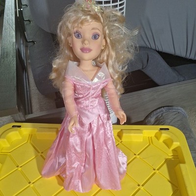 Disney Parks Princess Aurora Tea Doll Sleeping Beauty Tiara No Wand 18'' Tall