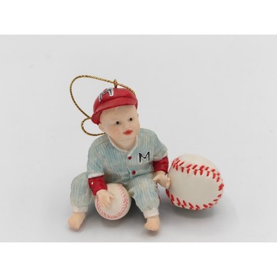 1993 Ashton Drake Yolanda Bello Heirloom Ornament MICHAEL 96815ADG Baseball BABY