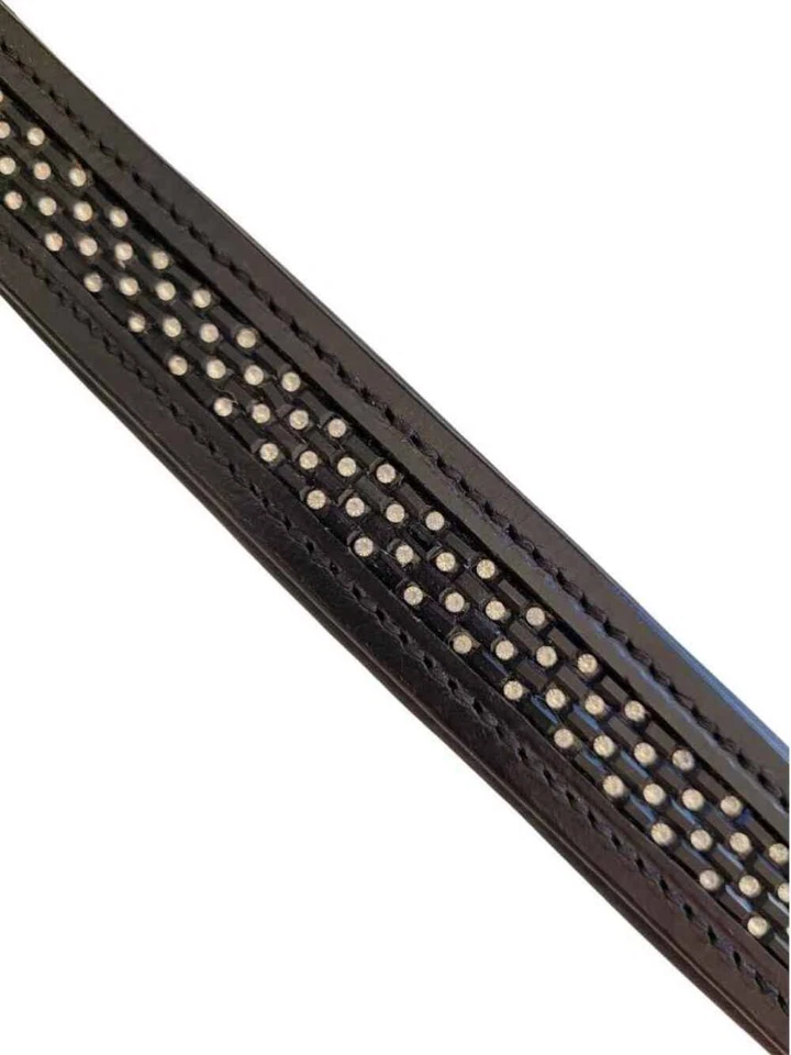 WEISSL Fahrzaum Glitzer mit Scheuklappen Black Line - Bild 2 von 4