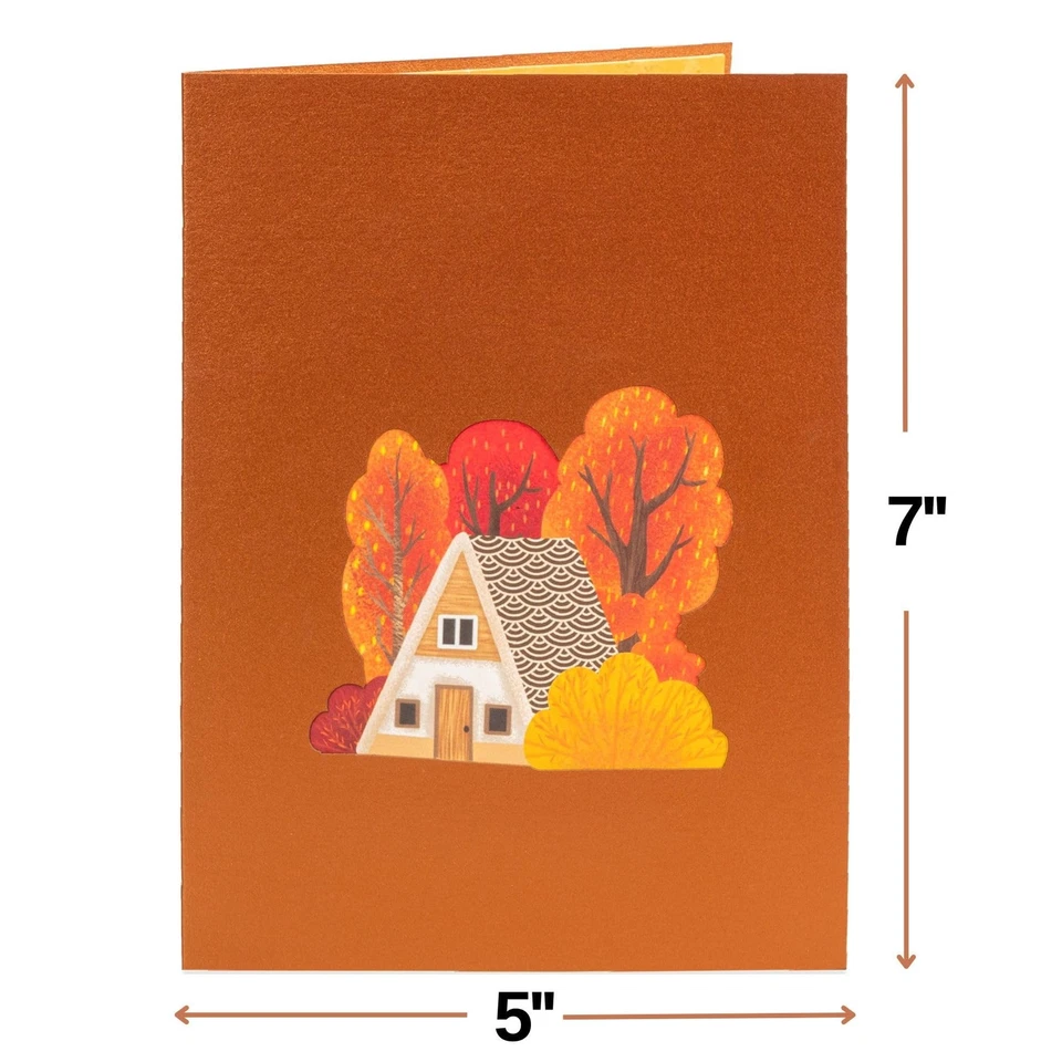 Paper Love 3D Fall Foliage Pop Up Card, For Autumn, Thanksgiving, Halloween, ... - Image 2 of 4