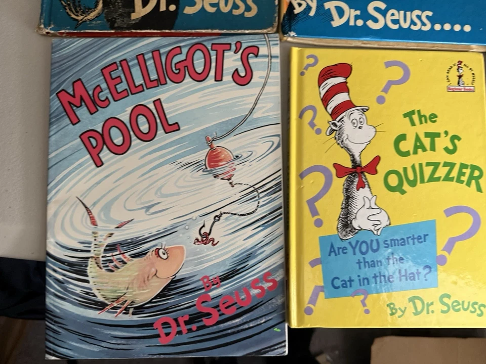 Full Lot 6 Banned Dr. Seuss Books RARE Lot Out Of Print Hardcover Acceptable Foto 4 de 4