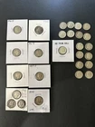 Lot Of 27 silver Dimes , 17 Roosevelt Dimes , 6 Mercury , 4 Barber