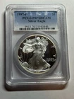 1997-P American Silver Eagle Blue Label PCGS PR70DCAM