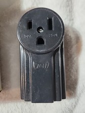 NOS-Eagle Surface Receptacle CAT NO. 1252-BOX 50A-250V, 2-pole, 3 Wire Grounding