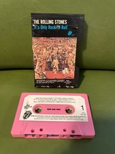 the Rolling Stones - It's Only Rock N Roll Cassette Pink Rare VG