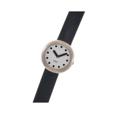 Watchpeople Armbanduhr Quarz Liz Edelstahl Lederband Schwarz Weiß WP-9000221 