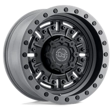 18X9.5 Black Rhino ABRAMS 6X5.5 12MM TEXTURED MATTE GUNMETAL