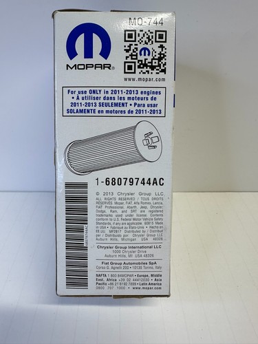 Oil Filter M0-744 Dodge Chrysler Jeep Ram OEM ~ New - Picture 2 of 4