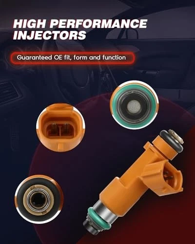 Fuel Injectors FJ1016 Replacement for Infiniti G37/M37 3.7L 2008–2013, Nissan 37 Foto 4 de 4