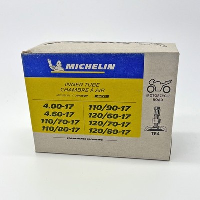 MICHELIN Schlauch 17 MG für 110/90 120/60 120/70 120/80 - 17 Zoll Autoventil TR4