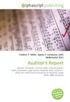 Auditor's Report Frederic P. Miller (U. A.) Taschenbuch Englisch 2026