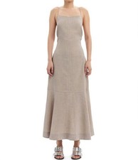 Ganni Alfalfa Suiting Long Dress Size 38