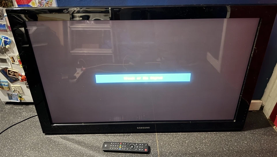 Samsung 42 Inch Plasma TV Model PS42B451B2W Working Well With One For All Remote - Image 3 of 4