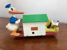 Vintage Disney/Lionel DONALD DUCK & PLUTO Wind-Up RR Hand Car 1930s