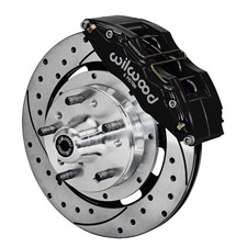 Wilwood Front Disc Brake Kit Dynapro 6-piston Black 12.19 Mustang V8 1970-1973