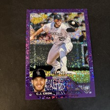 2023 Topps Chrome - C.J. Cron #160 Purple Speckle Refractor /299
