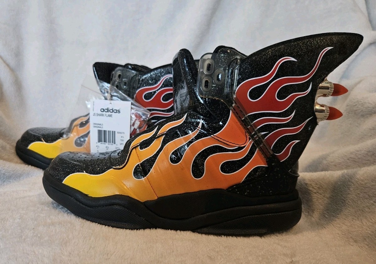 Adidas Jeremy Scott JS Flame Shark Shoes B26270 NIB | eBay