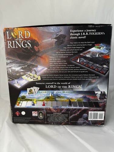 Lord of the Rings The Board Game 2000 Complete Sealed Cards Box Wear Tolkien - Picture 2 of 9