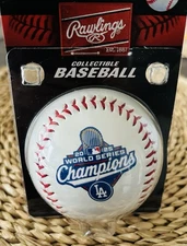 Los Angeles Dodgers 2025 World Series Champions Official Commemorative Baseball 