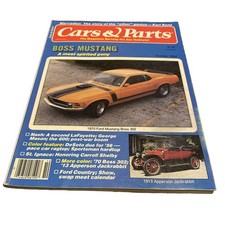 Cars Parts Magazine October 1984 Ford Boss 302 Mustang Nash Desoto Mercedes