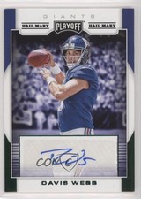 2017 Panini Playoff RPS Auto Hail Mary Davis Webb #RPS-WE Auto o6n