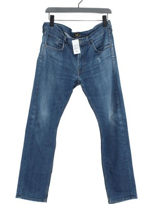Lee Herren Jeans W 32 in; L 30 in blau Baumwolle mit Elasthan Straight
