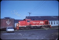VTR Railroad Rutland Vermont 35mm Slide 1960s Car