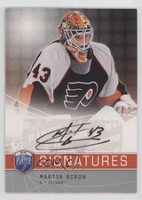 2008-09 Upper Deck Be a Player Signatures Martin Biron #S-MB Auto 05u8