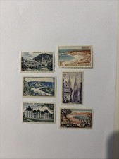 France num Yvert 976-981 ** MNH Serie Touristique Année 1954