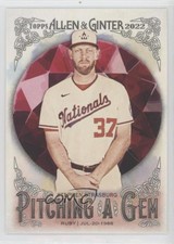 2022 Topps Allen & Ginter Pitching a Gem Stephen Strasburg #PAG-10 w7v