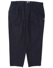 CHAPS Mens Pegged Chino Trousers W44 L30 Navy Blue Cotton RK28