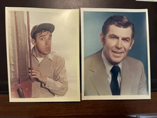 (2) CBS promotional 7 x 9 color photos for Gomer Pyle USMC & for Andy Griffith…