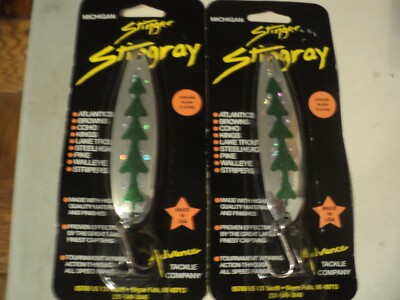 2 - MICHIGAN STINGER STINGRAY SPOONS (NS37) NIP