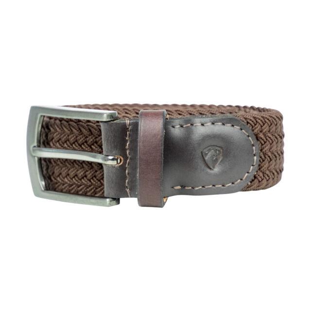 Hy Equestrian Woven Elastic Belt With Stainless Steel Buckle All Colours S-XL