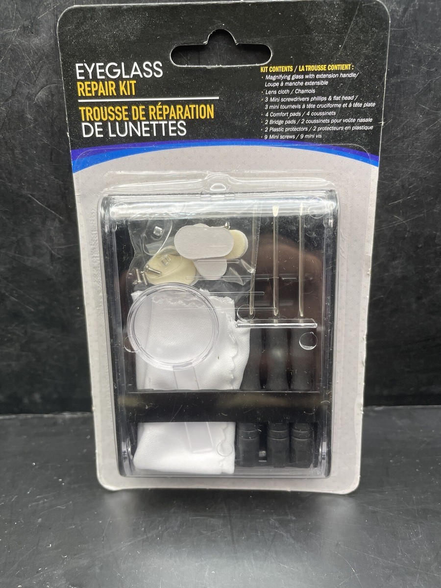 NEW EYEGLASS REPAIR KIT EVERYTHING YOU NEED TO REPAIR GLASSES IN A