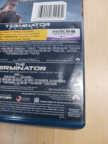 Terminator: Genisys / The Terminator (Blu-ray-Disc, 2015, 2-Disc Set) - Picture 11 of 20