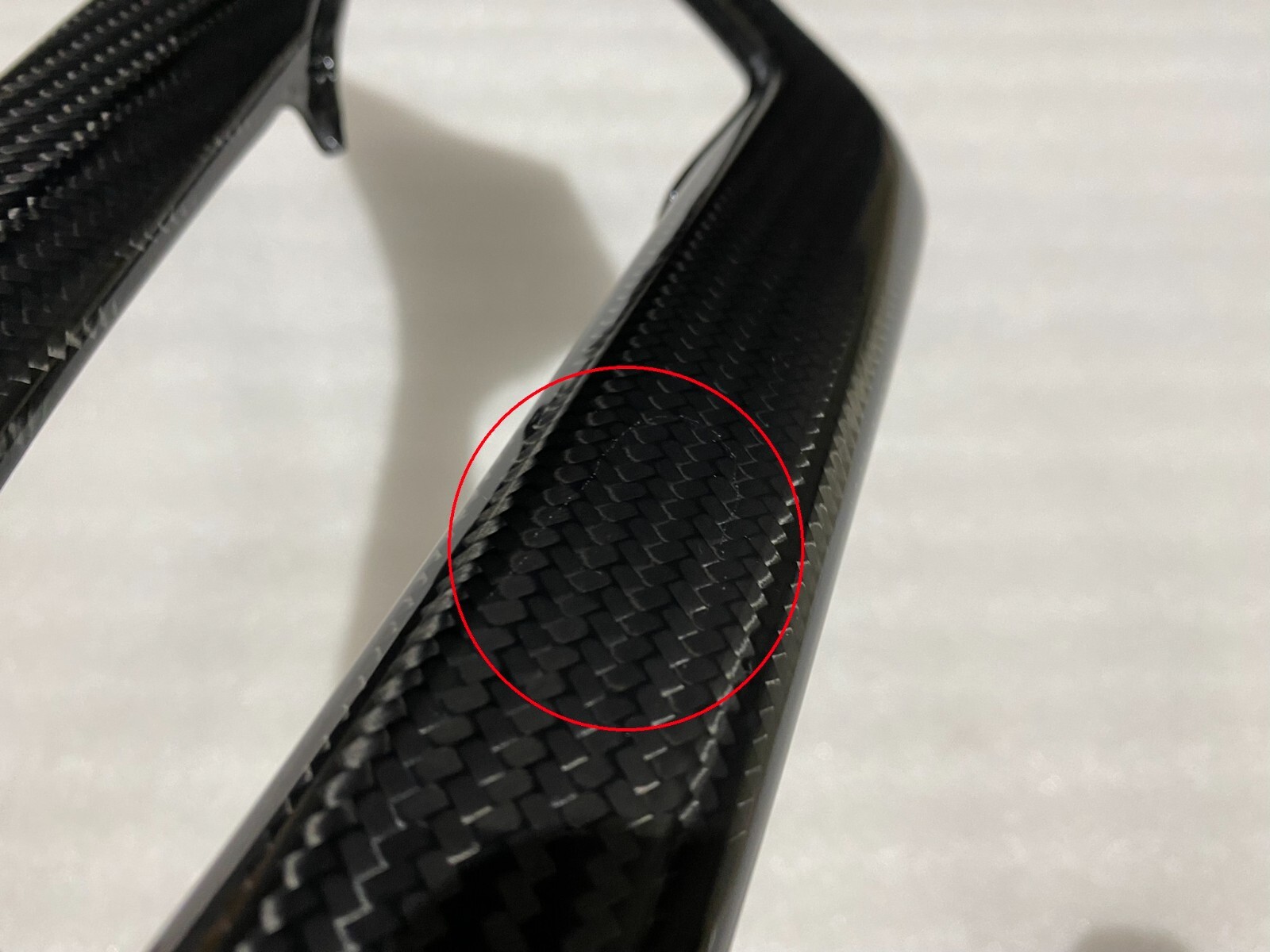Lamborghini Aventador Carbon Fiber Interior Door Pull Handle Panel Cover Trim
