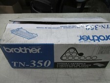 GENUINE Brother TN-350 Black Toner Cartridge TN350 FAST FREE SHIP Open Box